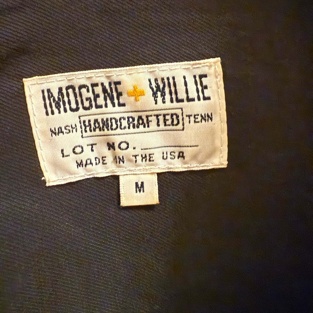 Imogene and Willie - women’s button up blouse. Dark Navy. - Picture 2 of 5